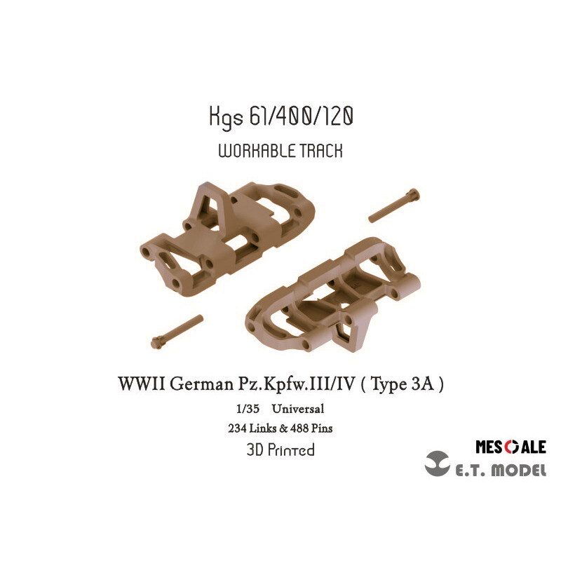 3D Printing App - ET 1/35 P35-020 WWII Pz.Kpfw.III/IV (Tipo