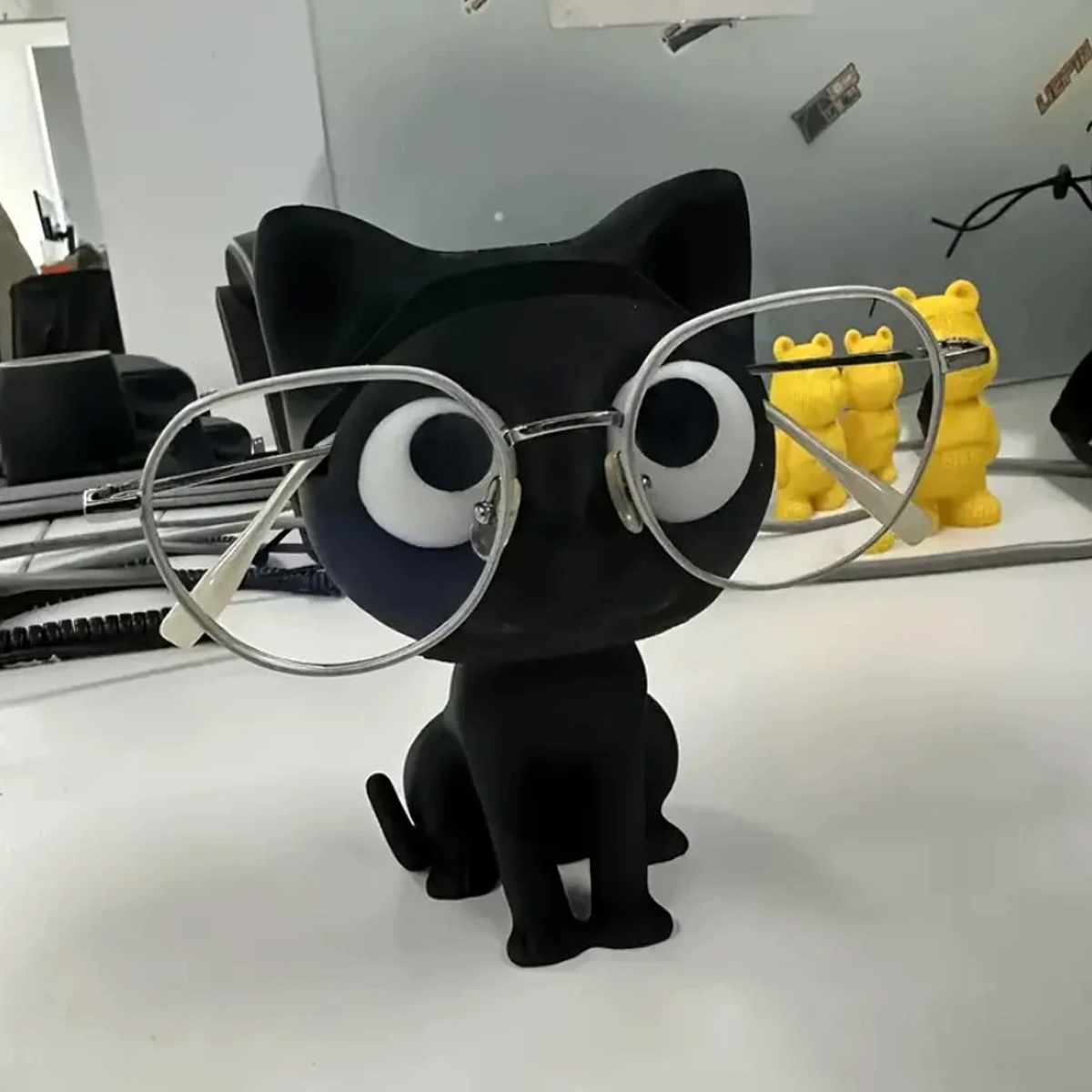 3D Printing Glasses Frames - Armação de óculos de gato impressa