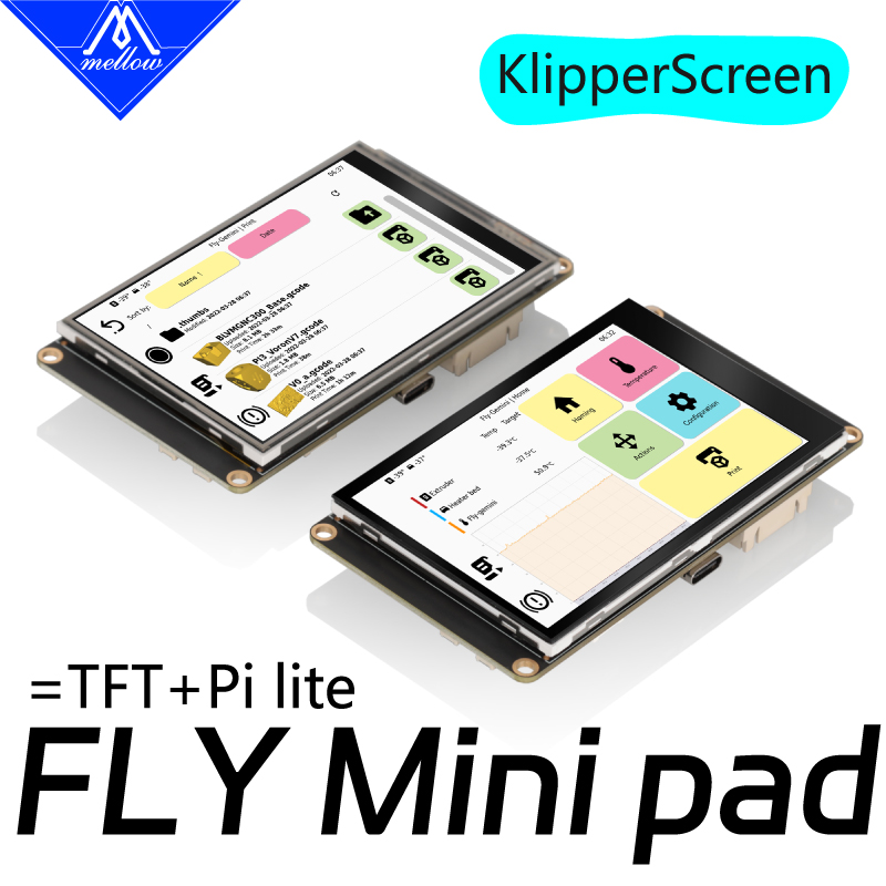 3D Printing Warehouse - Mellow fly mini almofada resistiva/capacitiva tela