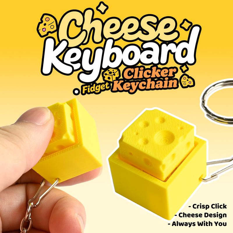 Chaveiro Fidget Clicker 3D Imp - 3D Printing Plastic avaliação e preço