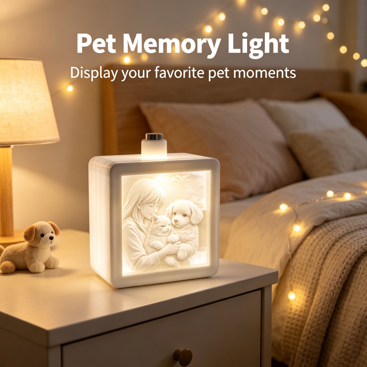 Luminária LED Personalizada co - 3D Printing Plastic avaliação e preço