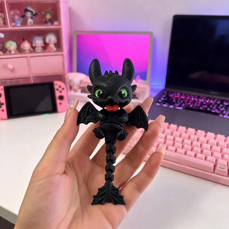 Pingente de Dragão Articulado  - 3D Printing Plastic avaliação e preço