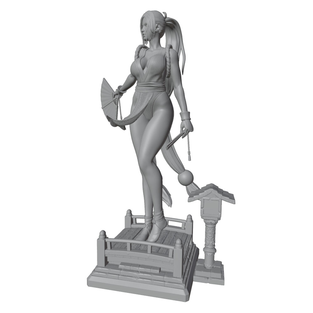 Estátua em Resina de Menina Se - 3D Printing App avaliação e preço