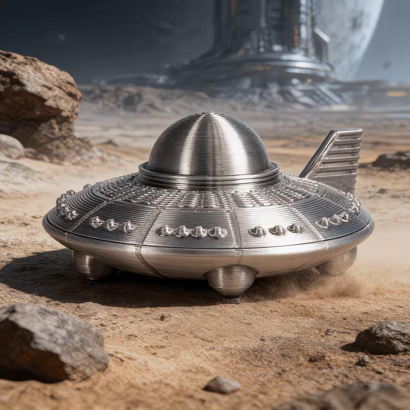 Figuras de UFO impressas em 3D - 3D Printing App avaliação e preço