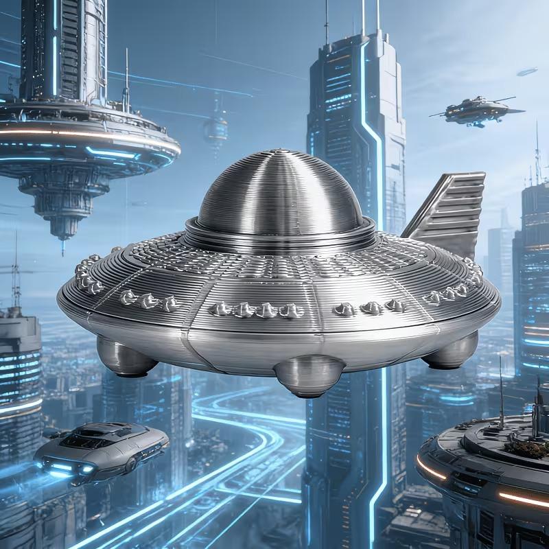 Figuras de UFO impressas em 3D - 3D Printing App avaliação e preço