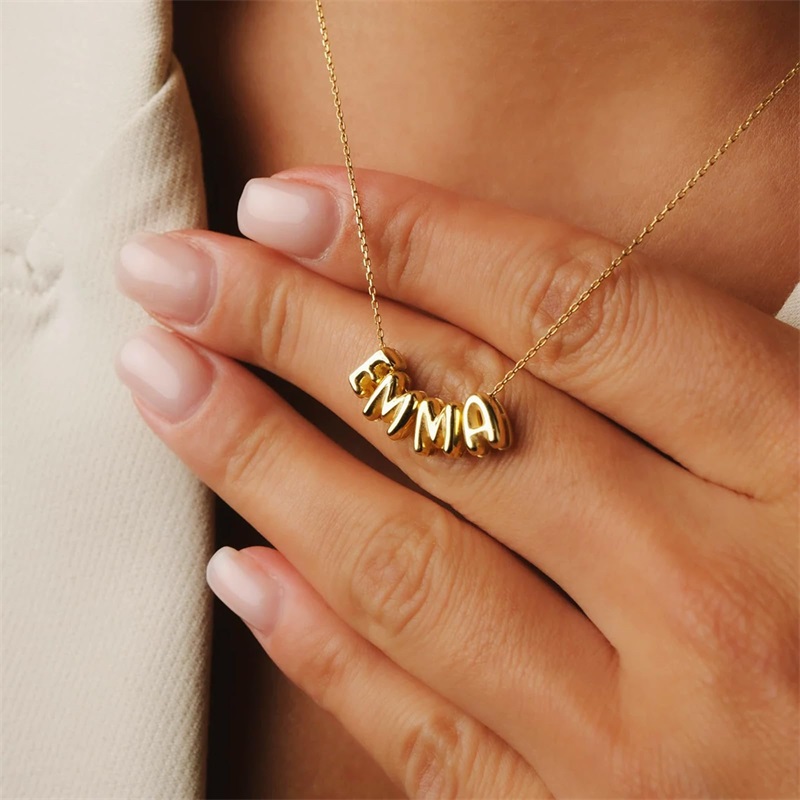 Colares de Letras em Bolha Per - 3D Printing Jewelry avaliação e preço