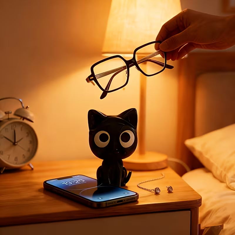 1pc bonito gato em forma de 3d - 3D Printing Glasses Frames avaliação e preço