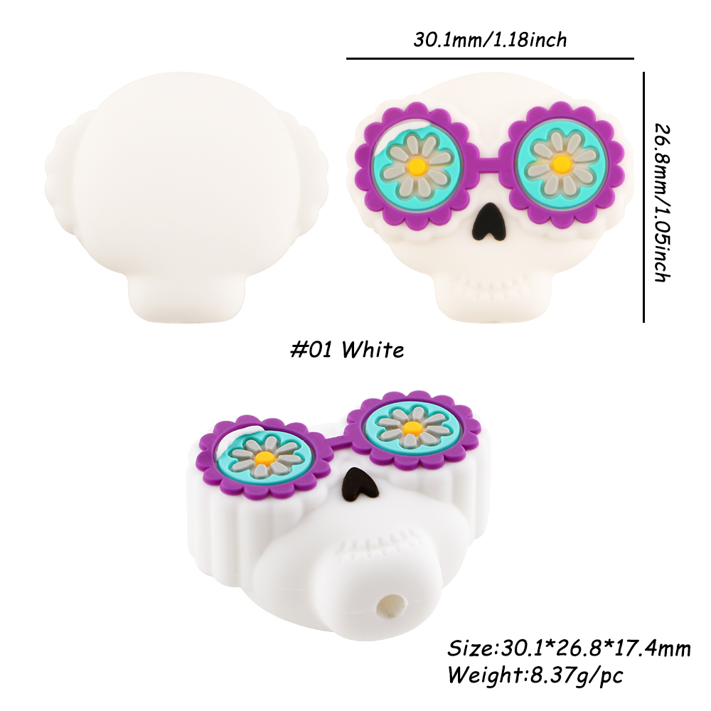 8 peças de contas de silicone  - 3D Printing Jewelry avaliação e preço