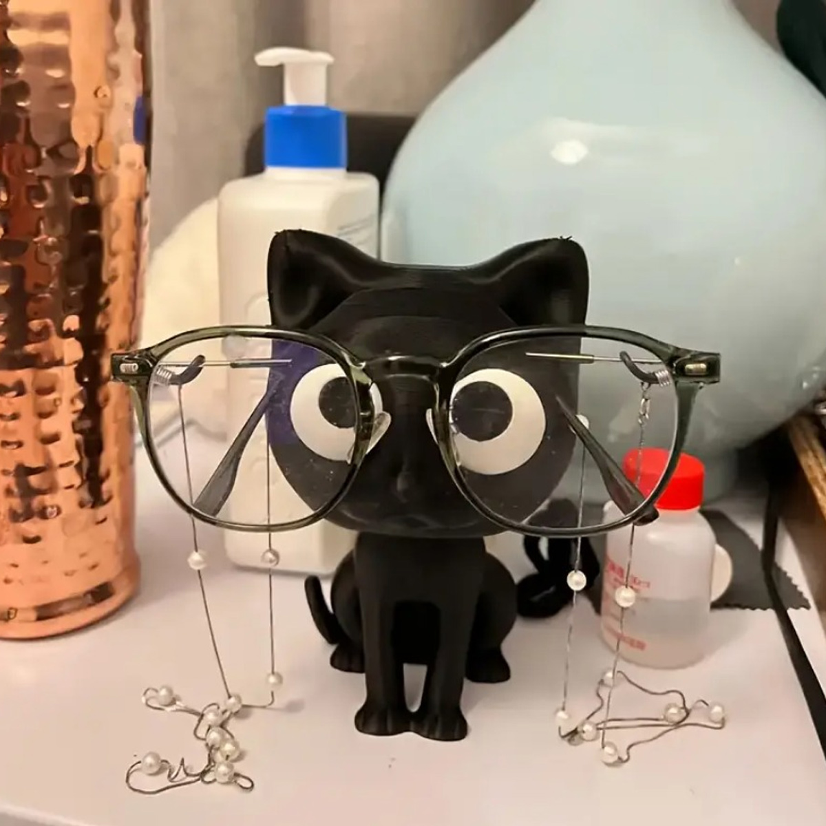 Armação de óculos de gato impr - 3D Printing Glasses Frames avaliação e preço