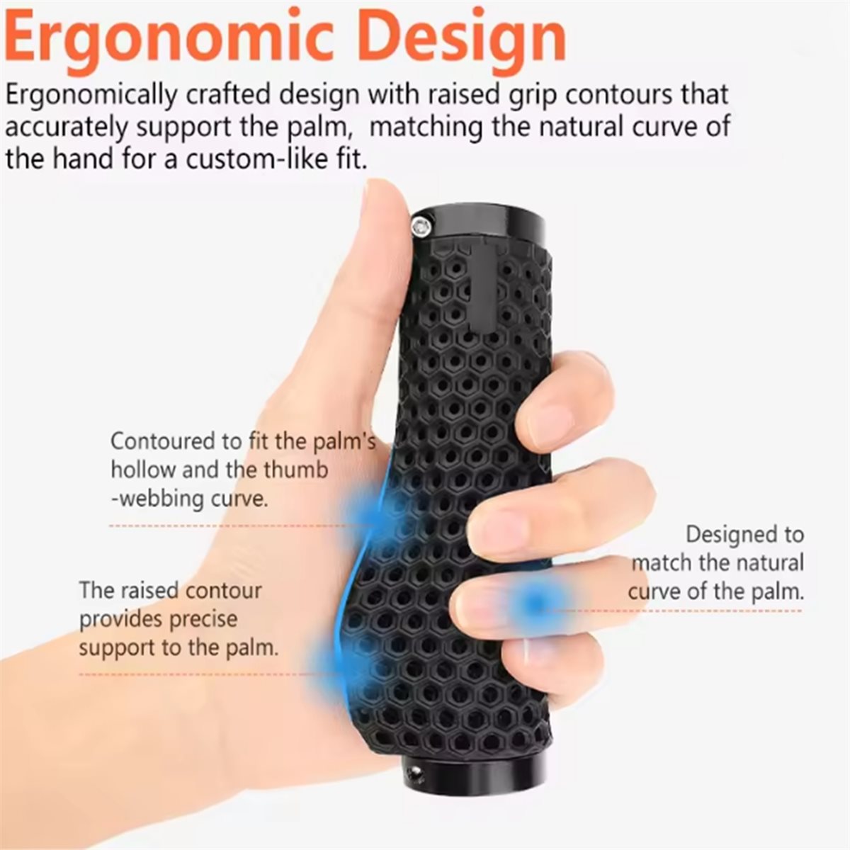 Manoplas de Guidão A61P MTB co - 3D Printing Plastic avaliação e preço